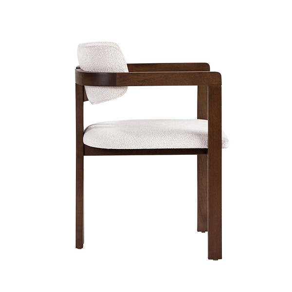 HABITAT ET JARDIN - Chaise en bois "Toscana" - 54 x 54 x 76 cm - Blanc - large