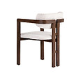 HABITAT ET JARDIN - Chaise en bois "Toscana" - 54 x 54 x 76 cm - Blanc - vignette