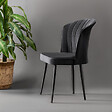 HABITAT ET JARDIN - Ensemble de chaises (4 pièces) en bois "Rubi" - 52 x 42 x 85 cm - Noir - vignette