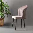 HABITAT ET JARDIN - Ensemble de chaises (2 pièces) en bois "Rubi" - 52 x 42 x 85 cm - Cappuccino - vignette