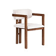 HABITAT ET JARDIN - Chaise en bois "Toscana" - 54 x 54 x 76 cm - Blanc - vignette