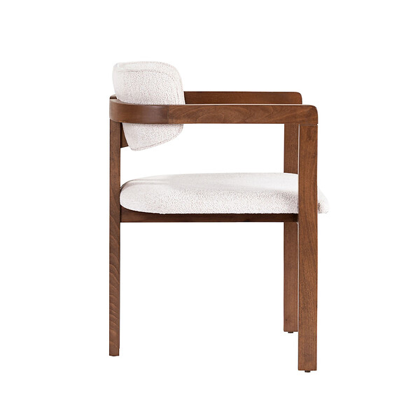 HABITAT ET JARDIN - Chaise en bois "Toscana" - 54 x 54 x 76 cm - Blanc - large