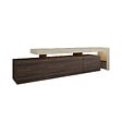 HABITAT ET JARDIN - Meuble TV en bois "Beliz" - 192 x 37 x 53 cm - Marron - vignette