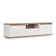 HABITAT ET JARDIN - Meuble TV en bois "Sentinel" - 160 x 30 x 42 cm - Blanc - vignette