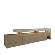 HABITAT ET JARDIN - Meuble TV en bois "Beliz" - 192 x 37 x 53 cm - Beige - vignette