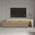 HABITAT ET JARDIN - Meuble TV en bois "Beliz" - 192 x 37 x 53 cm - Beige - vignette