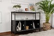HABITAT ET JARDIN - Buffet en bois "Solace" - 120 x 30 x 77 cm - Noir - vignette