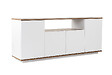 HABITAT ET JARDIN - Buffet en bois "Arista" - 180 x 44 x 75 cm - Blanc - vignette