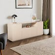 HABITAT ET JARDIN - Console en bois "Arista" 180 x 44,5 x 75 cm - Vison - vignette