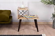HABITAT ET JARDIN - Table de chevet en bois "Cross" 50 x 40 x 55 cm - Pin - vignette