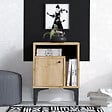 HABITAT ET JARDIN - Table de chevet en bois "Nuno" - 40 x 35 x 55 cm - Beige - vignette