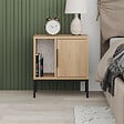 HABITAT ET JARDIN - Table de chevet en bois "Glynn" - 45 x 35 x 50 cm - Marron - vignette