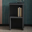 HABITAT ET JARDIN - Table de chevet en bois "Roisin" - 30 x 30 x 50 cm - Gris anthracite - vignette