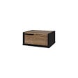 HABITAT ET JARDIN - Table de chevet en bois "Eco" - 40 x 30 x 19 cm - Marron - vignette