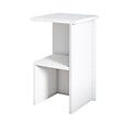 HABITAT ET JARDIN - Table de chevet en bois "Roisin" - 30 x 30 x 50 cm - Blanc - vignette