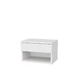 HABITAT ET JARDIN - Table de chevet en bois "Jamot" - 45 x 29 x 32 cm - Blanc - vignette