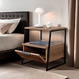 HABITAT ET JARDIN - Table de chevet en bois "Pal" 45 x 40 x 50 cm - Hitit - vignette
