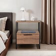 HABITAT ET JARDIN - Table de chevet en bois "Pal" 45 x 40 x 50 cm - Hitit - vignette