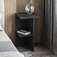 HABITAT ET JARDIN - Table de chevet en bois "Leray" - 36 x 36 x 60 cm - Gris anthracite - vignette