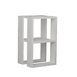 HABITAT ET JARDIN - Table de chevet en bois "Lonie" 30 x 30 x 55 cm - Blanc - vignette