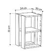 HABITAT ET JARDIN - Table de chevet en bois "Lonie" 30 x 30 x 55 cm - Blanc - vignette
