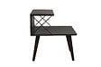 HABITAT ET JARDIN - Table de chevet en bois "Cross" 50 x 40 x 55 cm - Anthracite - vignette