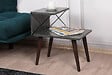 HABITAT ET JARDIN - Table de chevet en bois "Cross" 50 x 40 x 55 cm - Anthracite - vignette