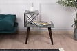 HABITAT ET JARDIN - Table de chevet en bois "Cross" 50 x 40 x 55 cm - Anthracite - vignette