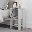 HABITAT ET JARDIN - Table de chevet en bois "Ema" 30 x 30 x 55 cm - Blanc - vignette