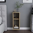 HABITAT ET JARDIN - Table de chevet en bois "Sault" - 23 x 22 x 60 cm - Beige - vignette
