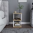 HABITAT ET JARDIN - Table de chevet en bois "Carter" - 30 x 30 x 49 cm - Beige - vignette