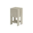 HABITAT ET JARDIN - Table de chevet en bois "Ema" - 30 x 30 x 55 cm - Travertin - vignette