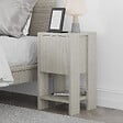 HABITAT ET JARDIN - Table de chevet en bois "Ema" - 30 x 30 x 55 cm - Travertin - vignette