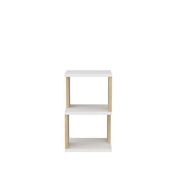 HABITAT ET JARDIN - Table de chevet en bois "Carter" - 30 x 30 x 49 cm - Blanc - large
