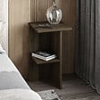 HABITAT ET JARDIN - Table de chevet en bois "Leray" - 36 x 36 x 60 cm - Marron - vignette