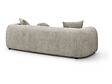 HABITAT ET JARDIN - Canapé droit en tissu texturé "Faubourg" - 3 places - Gris - vignette
