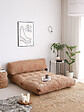 HABITAT ET JARDIN - Canapé-lit 2 places en tissu "Fold" - 120 x 75 x 79 cm - Marron - vignette