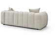 HABITAT ET JARDIN - Canapé droit en tissu style bubble "Balzac" - 3 places - Beige - vignette