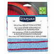 STARWAX - Chiffon microfibre bifaces vitrocéramique induction Bleu - vignette