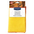 STARWAX - Lot de 2 chamoisines coton 40x50cm Jaune - vignette