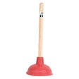 STARWAX - Ventouse WC - Caoutchouc naturel - Rouge - Bois FSC - vignette