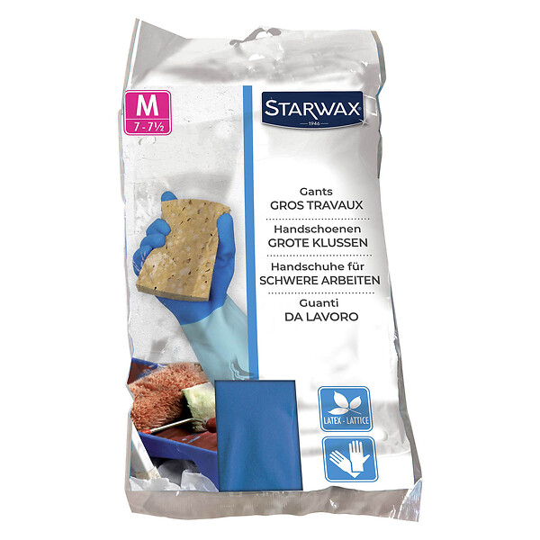 STARWAX - Paire de gants de bricolage Gros travaux - Taille 9 - large
