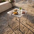 OVIALA - Table de jardin carrée en aluminium - Nothing Hill - vignette