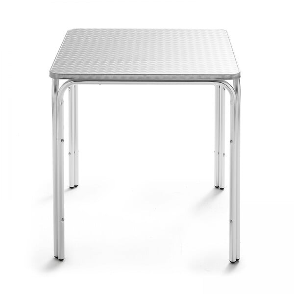 OVIALA - Table de jardin carrée en aluminium - Nothing Hill - large