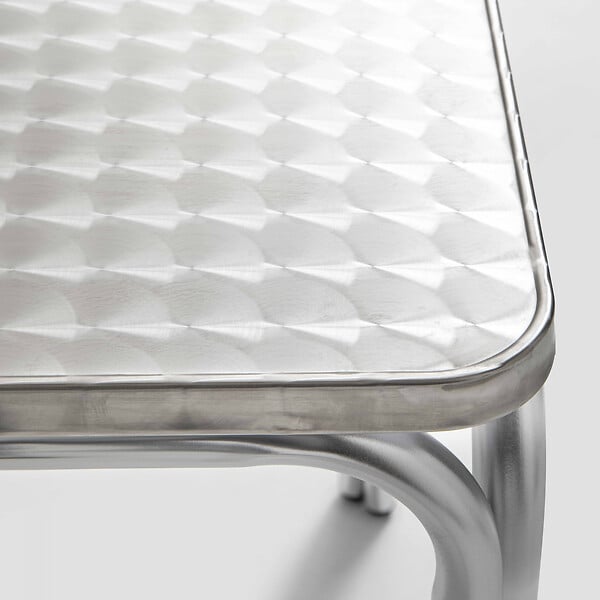OVIALA - Table de jardin carrée en aluminium - Nothing Hill - large