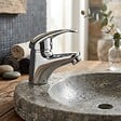 ESSEBAGNO - If mitigeur lavabo bas chrome - vignette