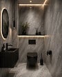 PROTOCOLE HOME - Panneau revêtement mural salle de bain effet marbre 122 x 260 cm PS210 - vignette