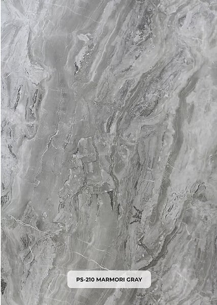 PROTOCOLE HOME - Panneau revêtement mural salle de bain effet marbre 122 x 260 cm PS210 - large