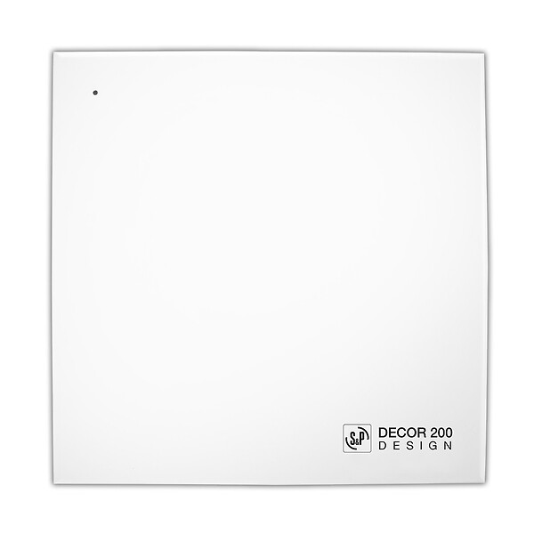 UNELVENT - Aérateur extra-plat Decor 100 CZ - 10,7W - 80m3/h - Avec clapet anti-retour - large