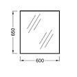 JACOB DELAFON - Miroir de salle de bain Candide 60 cm, rectangulaire - vignette